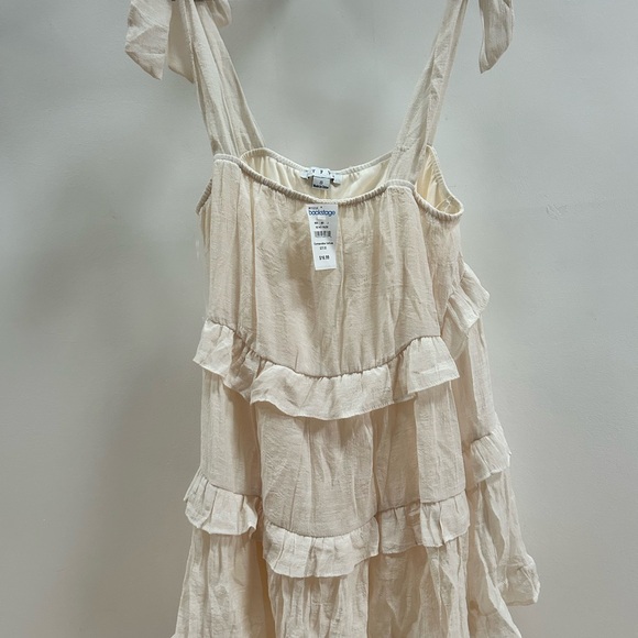 Cream Ruffled Sundress - Picture 1 of 1